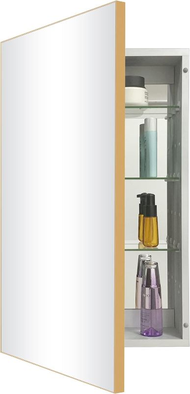 Photo 1 of Aluminum Bathroom Medicine Cabinet (CM1002G)
