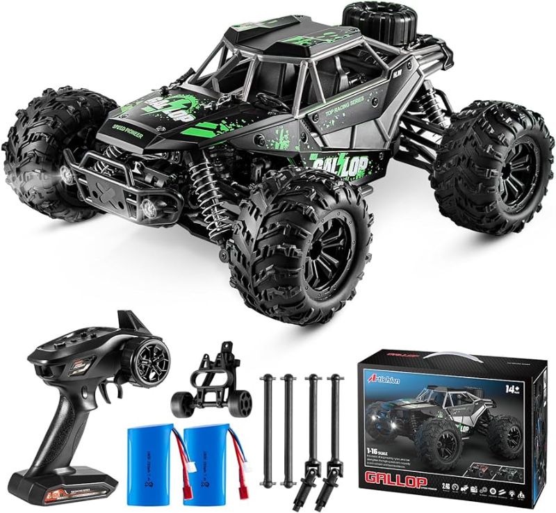 Photo 1 of Fast 1:16 RC Truck with Alloy Shell: 4WD, 4-Wheel Independent