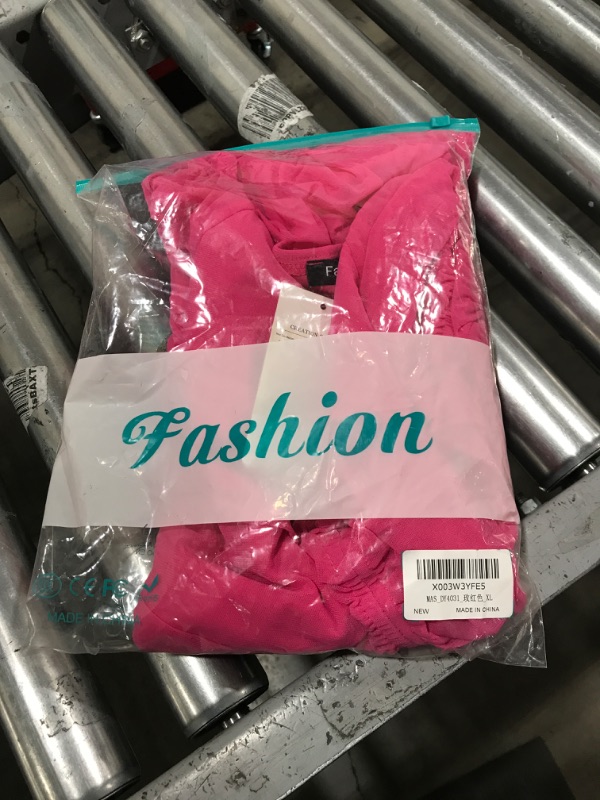 Photo 1 of MASCOMODA Womens Mesh Long Sleeve Ruched Mini Dress 2023 V Neck Cocktail Party Short Bodycon Dresses X-Large Rose Red