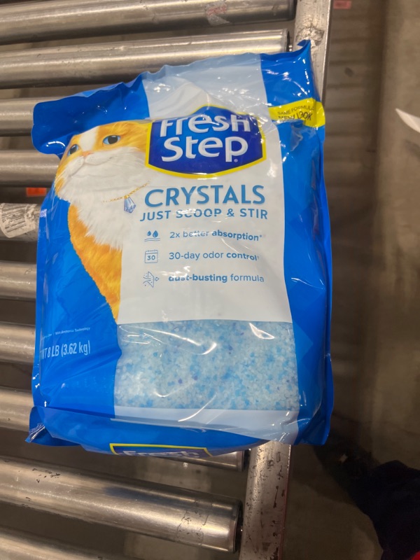 Photo 2 of Fresh Step Crystals Scented Premium Cat Litter 8 Lb
