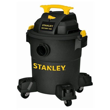 Photo 1 of Stanley - 6 Gallon Wet/dry Vacuum - Black
