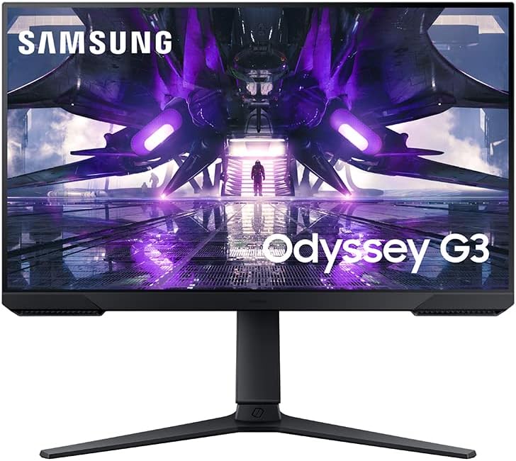 Photo 1 of SAMSUNG 24" Odyssey G32A FHD 1ms 165Hz Gaming Monitor with Eye Saver Mode, Free-Sync Premium, Height Adjustable Screen for Gamer Comfort, VESA Mount Capability, LS24AG320NNXZA
