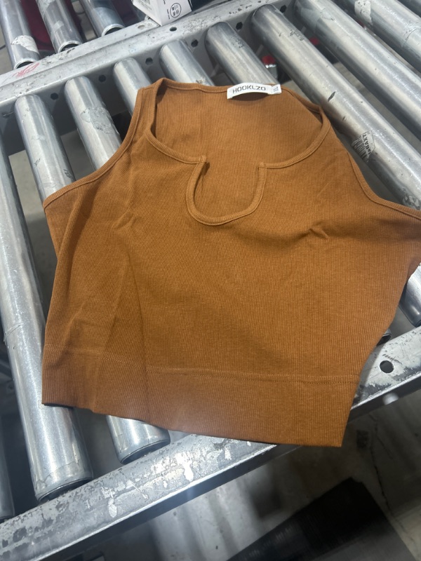 Photo 1 of BROWN CROP TANK TOP XL 