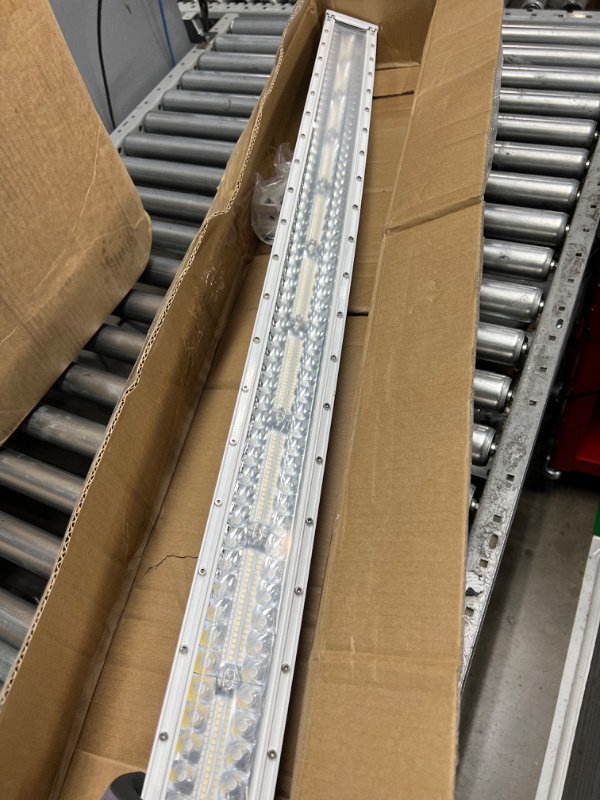 Photo 1 of Nilight Marine LED Light Bar Navigation Lights 22Inch White Spot Flood Combo Ponton Boat Deck Dock Lights for Night Fishing T-top Stern Yacht Port Sailboat Trucks Tractors, 2 Years Warranty 22Inch White Shell with White Light