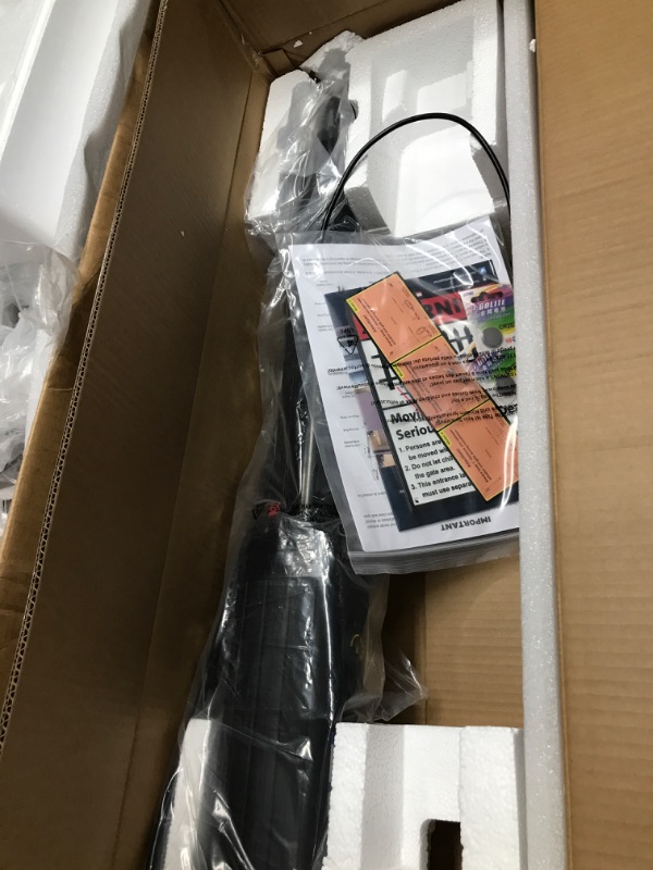 Photo 2 of ***Parts Only***TOPENS A8S Automatic Gate Opener Kit Heavy Duty Solar Single Gate Operator for Single Swing Gates Up to 18 Feet or 850 Pounds Gate Motor Solar Panel
