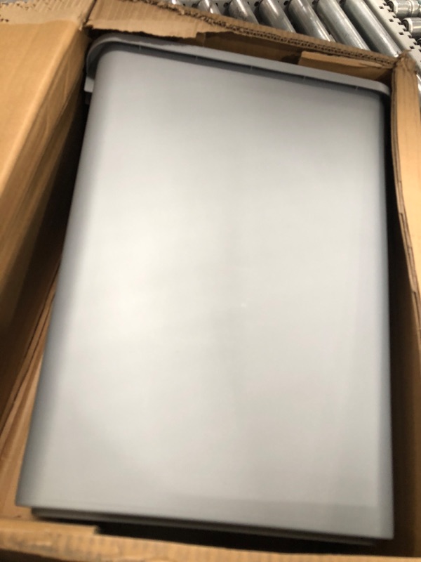 Photo 1 of 35 Quart Waste Bin Silver
