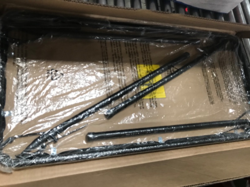 Photo 1 of BOOSDEN Folding Table, Foldable Card Table, Foldable Desk for Outdoor & Indoor, Party, Dining, 18.3"x 38.2", Black Folding Table | Black