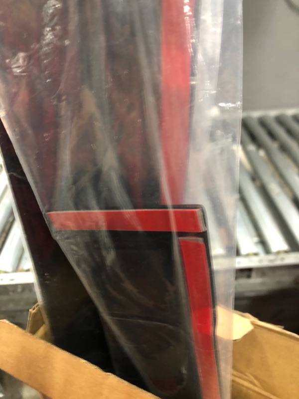 Photo 1 of Voron Glass in-Channel Extra Durable Rain Guards for Lexus RX 350, 450H 2016-2023, Window Deflectors, Vent Window Visors, 4 Pieces - 200308, Black For RX 16-22