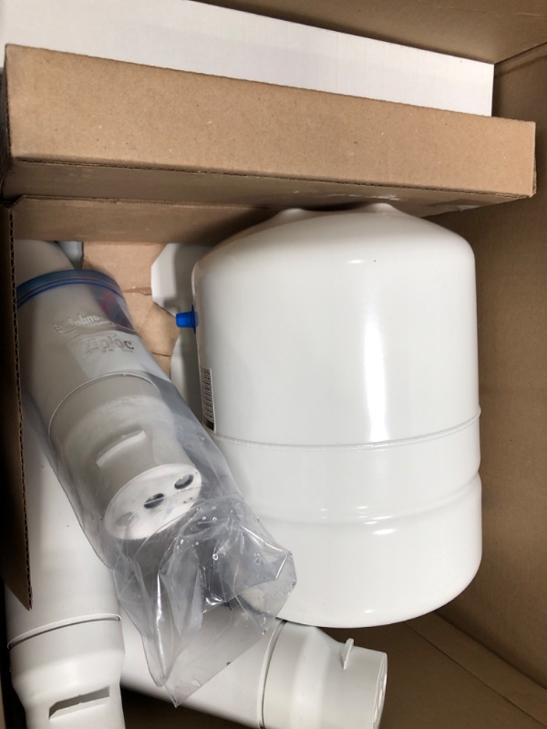 Photo 2 of Aquasana SmartFlow Reverse Osmosis Water Filter System - High-Efficiency Under Sink RO Removes up to 99.99% of Fluoride, Arsenic, Chlorine, and Lead - Brushed Nickel Faucet