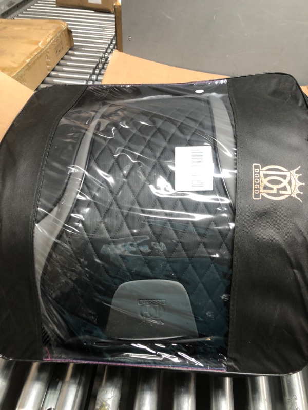 Photo 4 of ***MAJOR DAMAGE TO ONE COVER**SLASHED WHEN OPENING BOX*SEE PICTURES***
Doogo Leather Seat Covers, Car Seat Covers Full Set Waterproof, Luxury Seat Covers Protector, Automotive Cushion Covers Fit for Most Vehicles, Sedans and SUVs (Gray&Black,Full Set) Gra