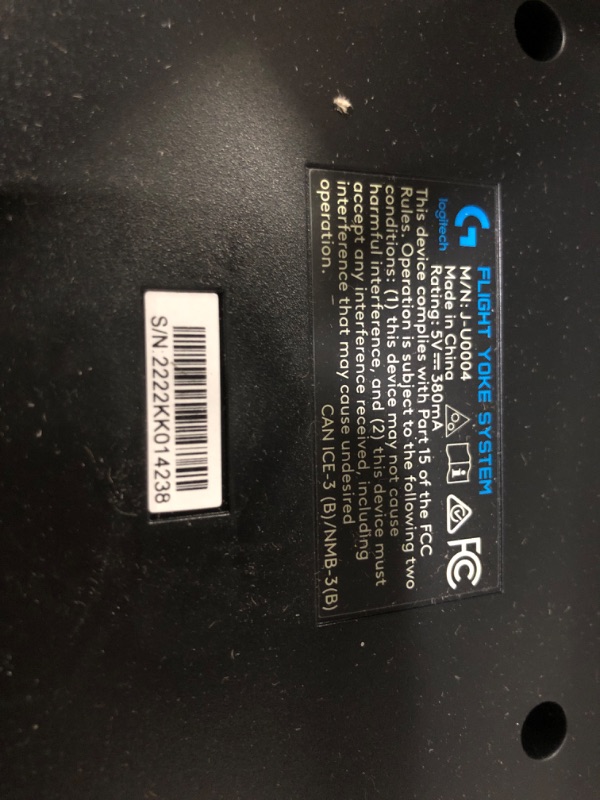 Photo 2 of Logitech G PRO Flight Yoke System, Professional Simulation Yoke and Throttle Quadrant, 3 Modes, 75 Programmable Controls, Configurable Knobs, Steel Shaft, USB, PC - Black