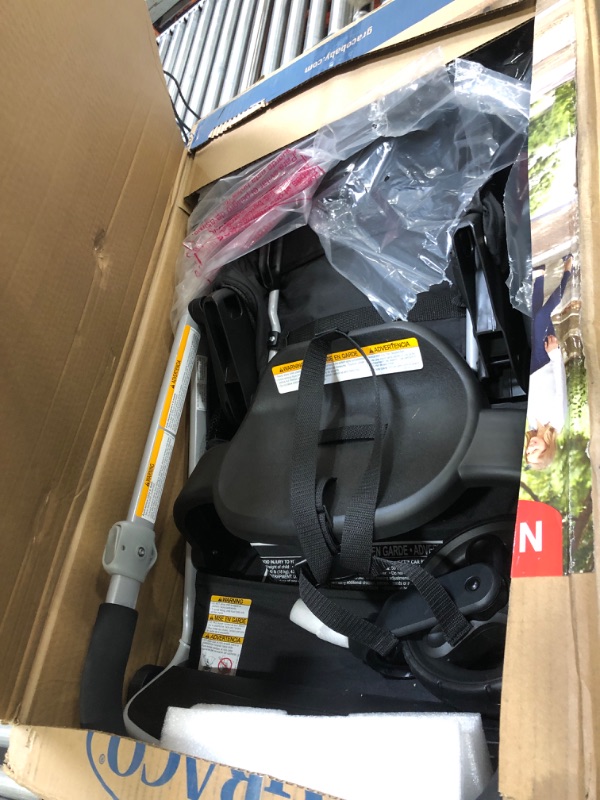 Photo 2 of **MISSING BREAK BAR STILL NEW** Graco Ready2Grow LX 2.0 Double Stroller Features Bench Seat and Standing Platform Options, Clark "w/ Added Body Support Cushion" Clark