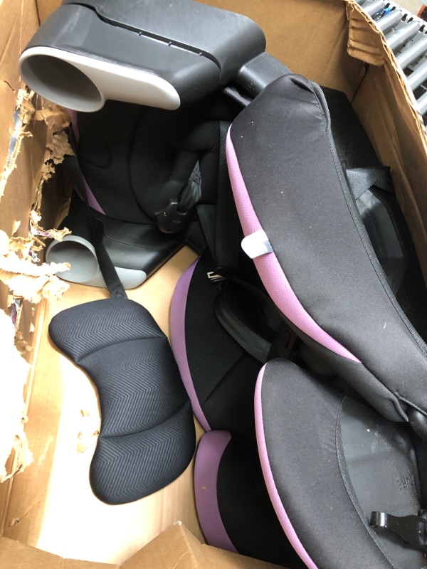 Photo 2 of Evenflo Maestro Sport Convertible Booster Car Seat, Forward Facing, High Back, 5-Point Harness, For Kids 2 to 8 Years Old, Whitney Pink