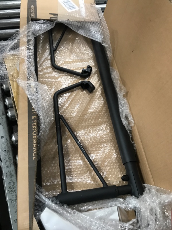 Photo 1 of ProsourceFit Multi-Grip Lite Pull Up/Chin Up Bar, Heavy Duty Doorway Upper Body Workout Bar for Home Gyms 24”-32” (ps-1240-cu-basic), Black Foldable