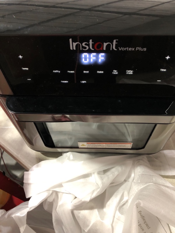 Photo 4 of **DAMAGED REFER TO PUCTURES AND NOTES**
Instant Vortex Plus 10-Quart Air Fryer, From the Makers of Instant Pot, 7-in-10 Functions