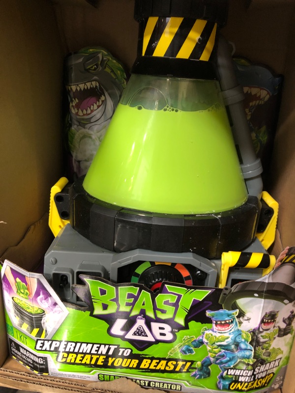 Photo 2 of Beast Lab – Shark Beast Creator. Add Ingredients & Follow The Experiment's Steps to Create Your Beast! with Real Bio Mist & 80+ Lights, Sounds and Reactions – Shark Style May Vary Sharks