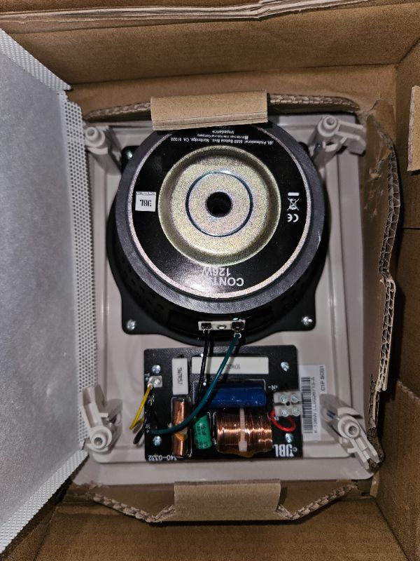Photo 1 of JBL Professional Control 126W Premium In-Wall Loudspeaker