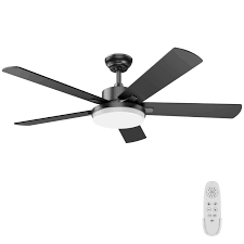 Photo 1 of ***USED - LIKELY MISSING PARTS - UNABLE TO VERIFY FUNCTIONALITY***
Ceiling Fans with Lights, 52 Inch Ceiling Fan with Lights and Remote Control, Modern Black Ceiling Fan with Light for Living Room Farmhouse Bedroom