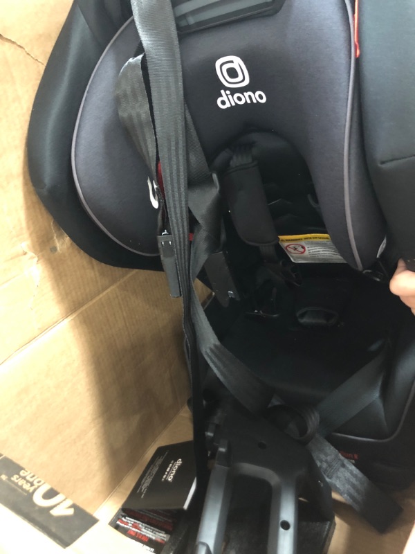 Photo 2 of Diono Radian 3R SafePlus, All-in-One Convertible Car Seat, Rear and Forward Facing, SafePlus Engineering, 10 Years 1 Car Seat, Slim Fit 3 Across, Black Jet Radian 3R SafePlus Fits 3 Across Black Jet