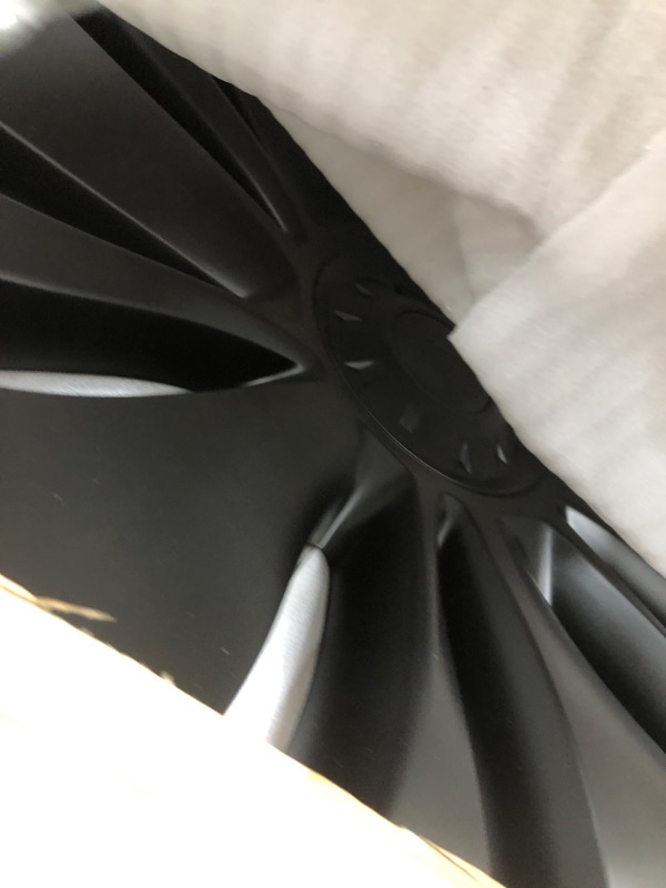 Photo 1 of Terfulnel 19 Inch Hubcap Fit 2017-2023 Tesla Model Y Wheel Covers 4PCS Replacement Hub Caps Protection for Stylish Car Decor 19 Inch 19 Inches-Turbo Model-Matte Black