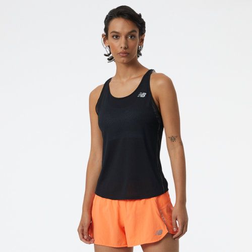 Photo 1 of New Balance Women's Impact Run Tank Top in Black | Size: XL | Fit2Run
