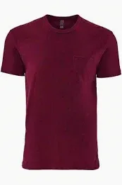 Photo 1 of AMAZON ESSENTIALS SLIMFIT CREW NECK POCKET T SHIRT BURGANDY 2 PK LARGE 