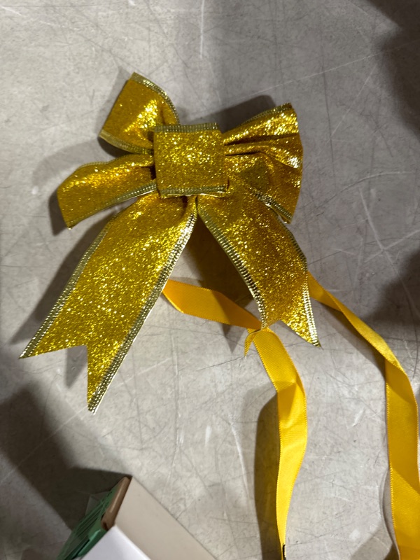 Photo 2 of *READ NOTES* Gold bow ties for decor 