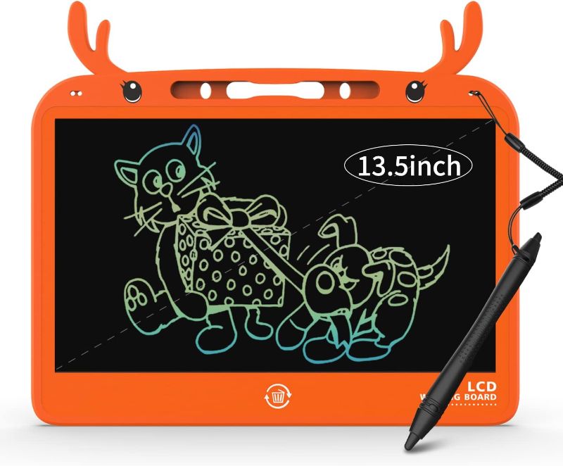 Photo 1 of B.ANGEL Toys for 3 4 5 6 7 Year Old Girls Boys, LCD Writing Tablet 13.5 inch Doodle Board, Colorful Drawing Board for Kids, Learning Educational Toys, Birthday Gift for Toddlers