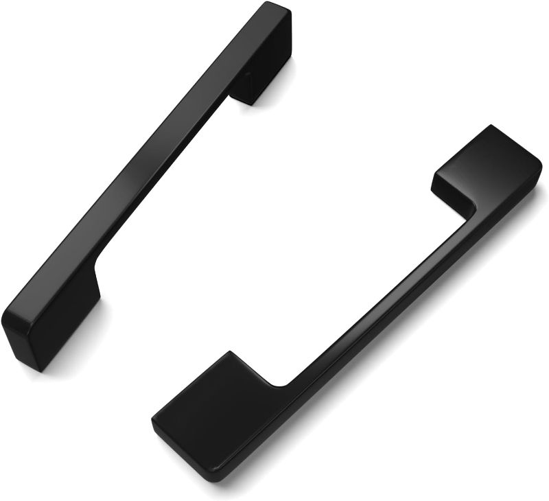 Photo 1 of 10 Pack 3-3/4 inch(96mm) Center to Center pulls, Matte Black Cabinet pulls, Kitchen Cabinet Door pulls, Black Drawer Handle.
