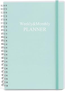 Photo 1 of 2024 Daily Planner/Calendar, One Page Per Day, Annual Daily Monthly Agenda Planner with Hourly Schedule and Monthly Tabs, Jan - Dec 2024, 5.8" x 8.4" Appointment Book (Black) Daily-Black