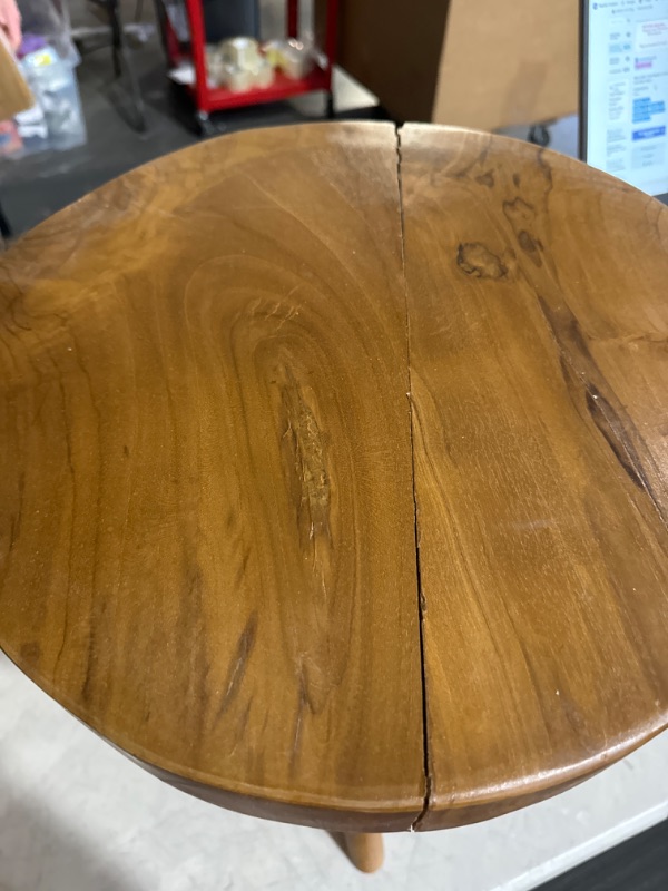 Photo 1 of WELLAND Teak Wood Stick Leg End Table