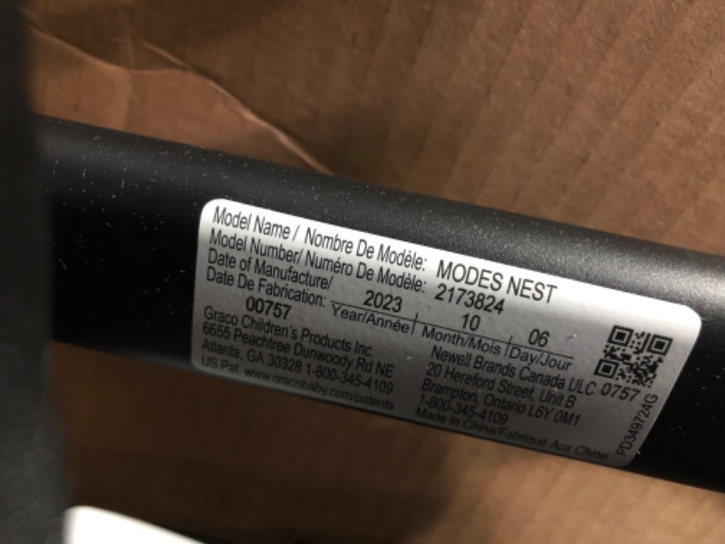 Photo 3 of ***USED - MISSING NUMEROUS PARTS - UNABLE TO VERIFY FUNCTIONALITY***
Graco Modes Nest Baby Stroller with Height Adjustable Reversible Seat, Nico Nico Nest