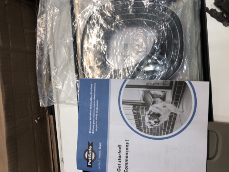 Photo 1 of **SEE NOTES** PetSafe Extreme Weather Sliding Glass Pet Door, Easy to Install, Perfect for Rental Homes and Apartments, Insert for Patio Sliding Glass Doors, Small Size Extreme Weather Sliding Glass Door
