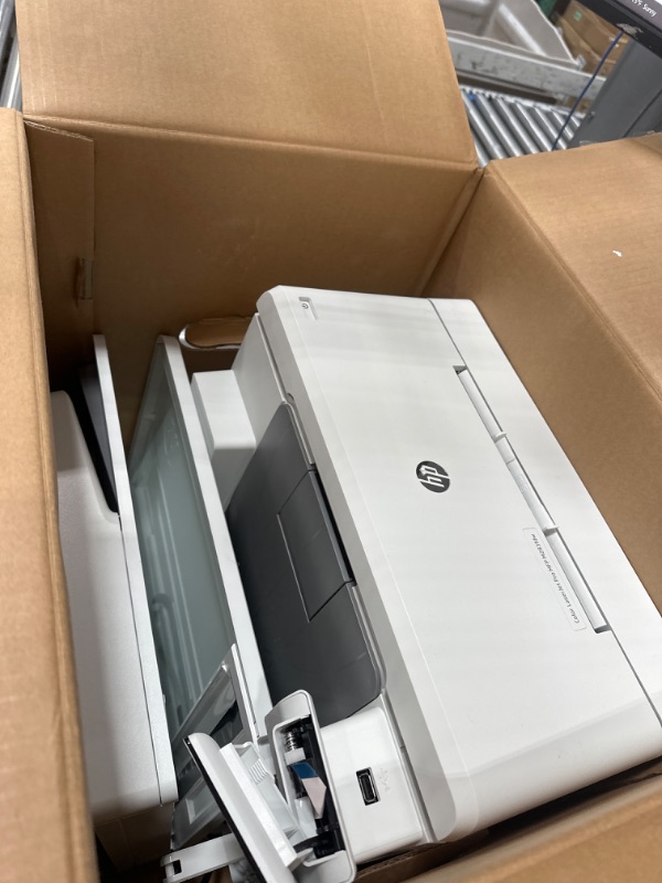 Photo 2 of HP Color LaserJet Pro M283fdw Wireless All-in-One Laser Printer, Remote Mobile Print, Scan & Copy, Duplex Printing, Works with Alexa (7KW75A), White