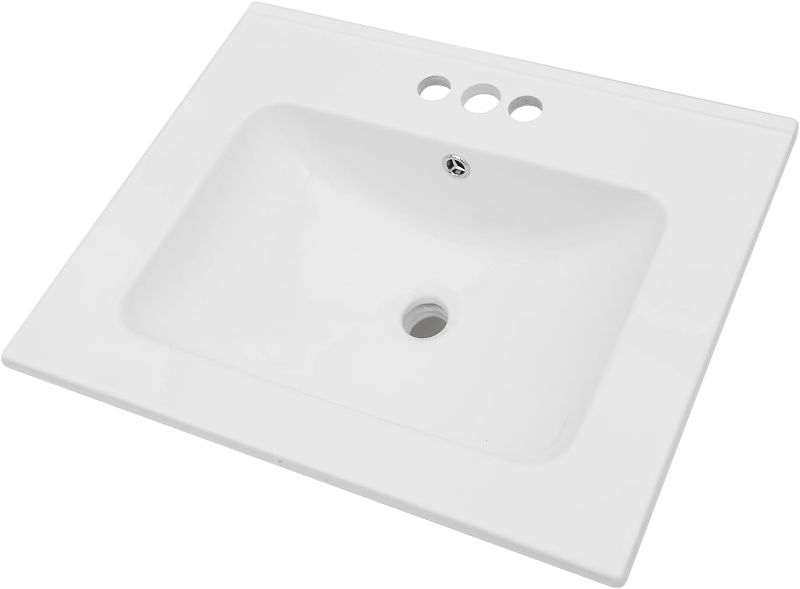 Photo 1 of **NOT EXACT SAME AS STOCK PHOTO** 24" White Bathroom Vanity-Sink 