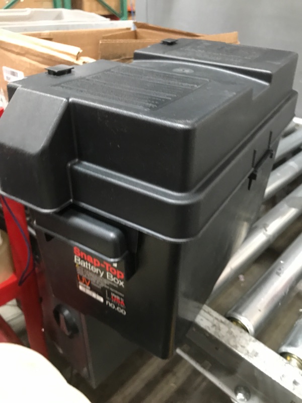 Photo 2 of NOCO Snap-Top HM327BKS Battery Box, Group 27 12V Outdoor Waterproof Battery Box for Marine, Automotive, RV, Boat, Camper and Travel Trailer Batteries