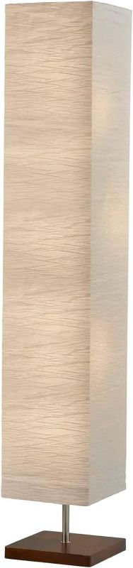 Photo 1 of Adesso Dune Floorchiere Home Office Lamp, Floor, White Foor Lamp White