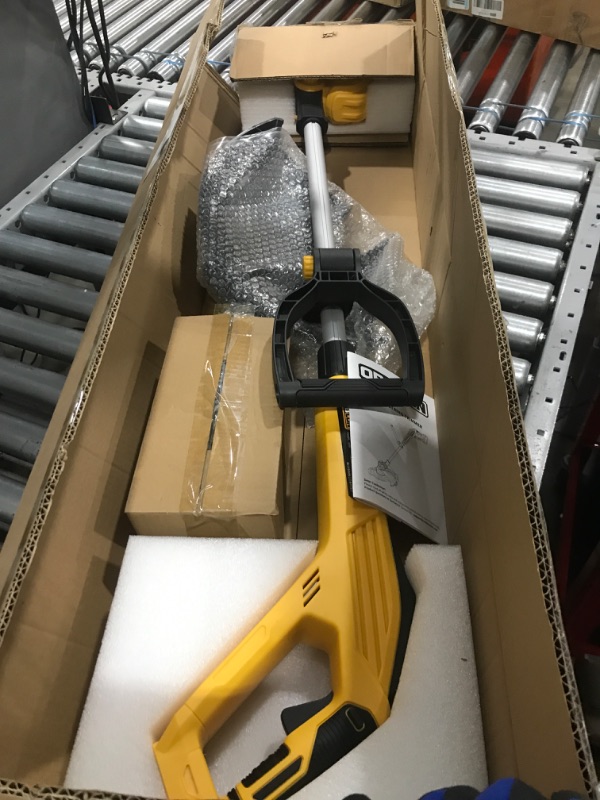 Photo 2 of 15" Cordless Weed Whacker & Edger for Dewalt 20V Battery, Brushless Motor, Electric String Trimmer, Extendable Pole (Battery NOT Included)