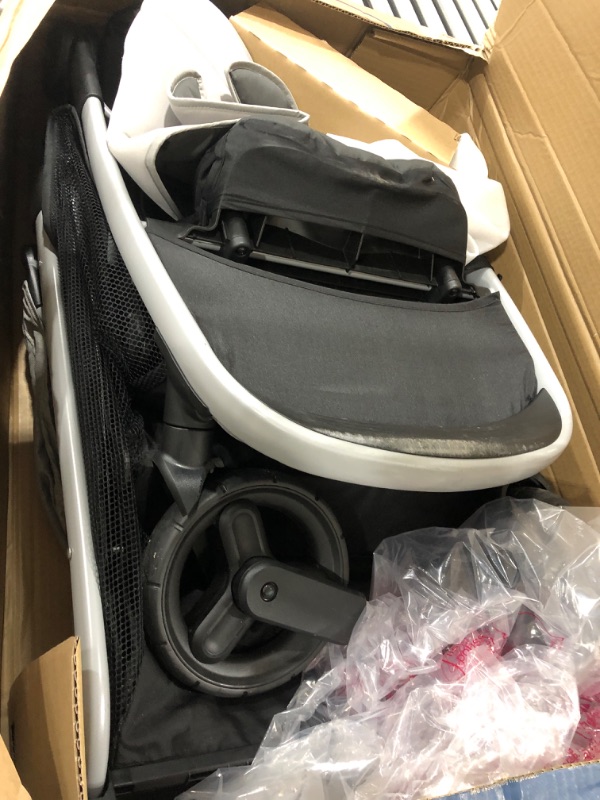 Photo 2 of [READ NOTES]
Graco Ready2Grow LX 2.0 Double Stroller Features Bench Seat and Standing Platform Options, Clark "w/ Added Body Support Cushion" Clark