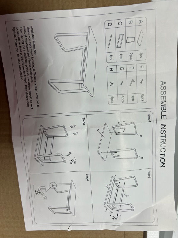 Photo 4 of Laraine Desk with Built in Outlets
