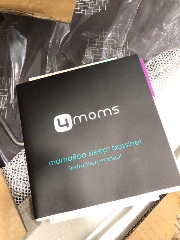 Photo 3 of **BROKEN PIECE OF WOOD POSSIBLY THE BASE OF THE BASSINET HAS NOT BEEN ASSEMBLED UNKNOWN IF FUNCTIONAL** 4moms MamaRoo Sleep Bassinet, Supports Baby's Sleep with Adjustable Features - 5 Motions, 5 Speeds, 4 Soothing Sounds and 2 Heights