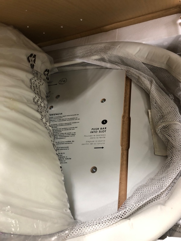 Photo 4 of **BROKEN PIECE OF WOOD POSSIBLY THE BASE OF THE BASSINET HAS NOT BEEN ASSEMBLED UNKNOWN IF FUNCTIONAL** 4moms MamaRoo Sleep Bassinet, Supports Baby's Sleep with Adjustable Features - 5 Motions, 5 Speeds, 4 Soothing Sounds and 2 Heights