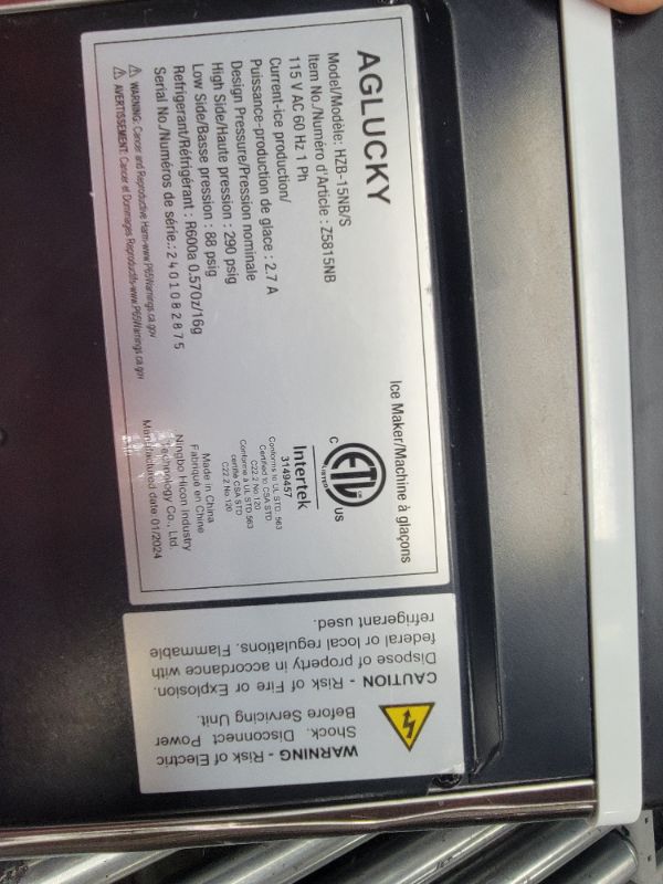 Photo 1 of COWSAR Nugget Ice Maker Countertop, Soft Chewable Nugget Ice Cubes Machine, One-Button Quick Ice Making 34Lbs/Day, Self-Cleaning, Portable Stainless Steel Ice Machine 34Lbs/24H Stainless Steel Silver 1