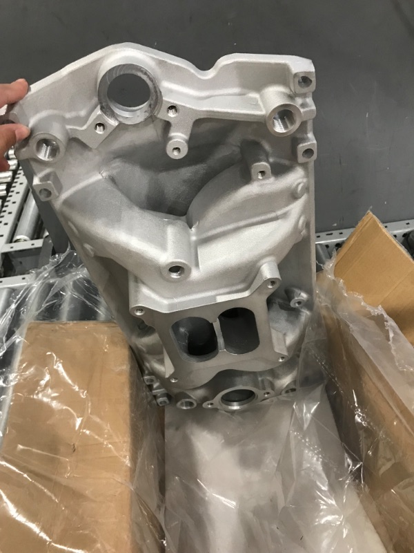 Photo 1 of Dual Plane Intake Manifold Compatible with 1996-2002 Chevy C/K Suburban Tahoe Express GMC Savana Yukon Escalade, fits for Chevy Vortec SBC V8 283 307 350 327, Replace# 52028