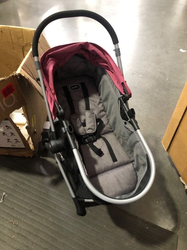 Photo 6 of ***NONREFUNDABLE - NOT FUNCTIONAL - FOR PARTS ONLY - SEE COMMENTS***
Evenflo Pivot Modular Travel System With SafeMax Car Seat Only Travel System Dusty Rose