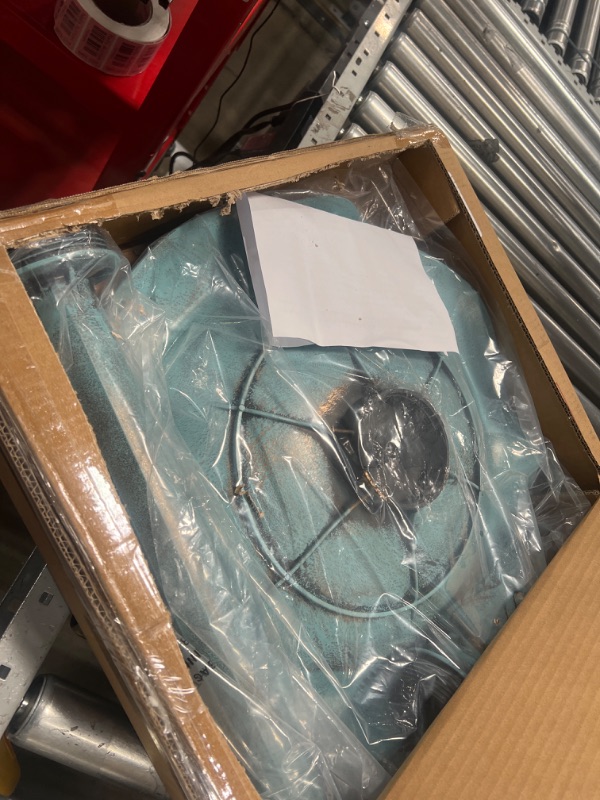 Photo 1 of DREAM GARDEN Bird Baths for Outdoors, 34 Inch Height Polyresin Birdbaths Lightweight Antique Outdoor Garden Bird Bath Blue