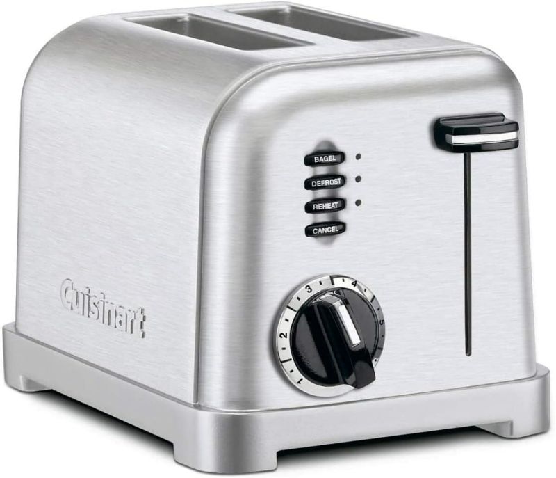 Photo 1 of (READ FULL POST) Cuisinart CPT-160 Metal Classic 2-Slice Toaster, Brushed Stainless & CPK-17P1 Electric Cordless Tea Kettle, 1.7-Liter, Stainless Steel Brushed Stainless 2 Slice-New Toaster + Tea Kettle, 1.7-Liter