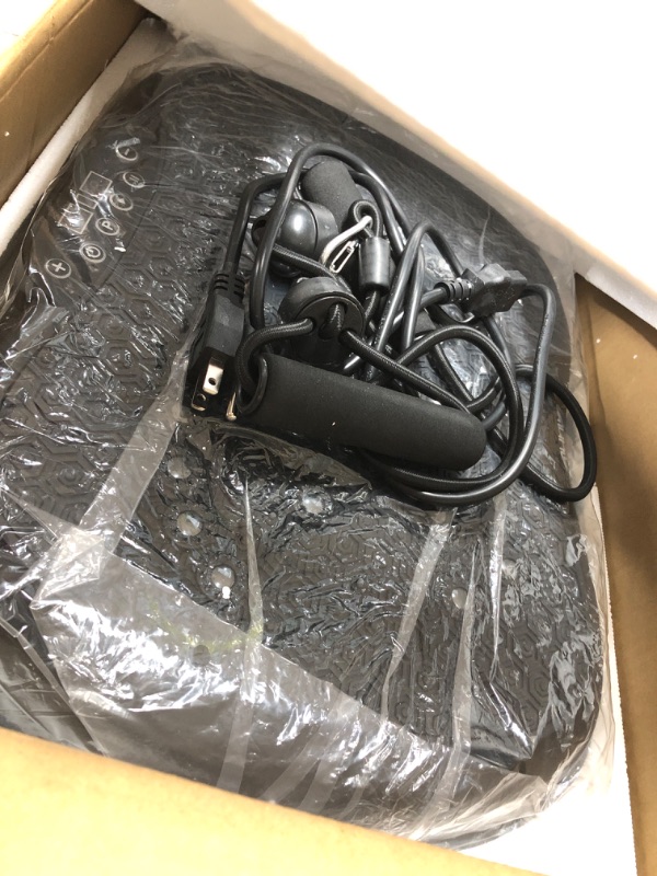 Photo 1 of AXV Vibration Plate Exercise Machine Whole Body Workout Vibrate Fitness Platform Lymphatic Drainage Machine for Weight Loss Shaping Toning Wellness Home Gyms Workout MINI-BLACK