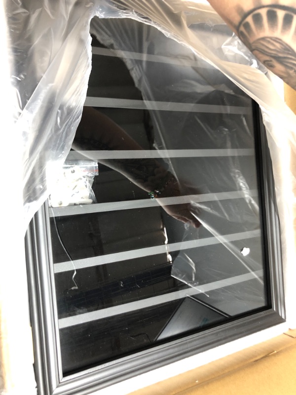 Photo 1 of Military Challenge Coin Display Case Lockable Wood Cabinet Rack Holder Black Shadow Box with Removable 2 Grooves Shelves and Anti Fade Real Glass Door for Casino Poker Chips Collectibles Matt Black