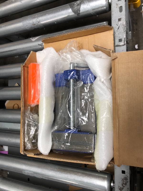 Photo 1 of VEVOR Drill Press Vise, 4 inch Heavy-duty Bench Vise, Low-profile Drill Press Vice, 6.6" Jaw Width, 4.33" Jaw Opening, Vise for Drill, Mill, Woodwork, Machinery Maintenance